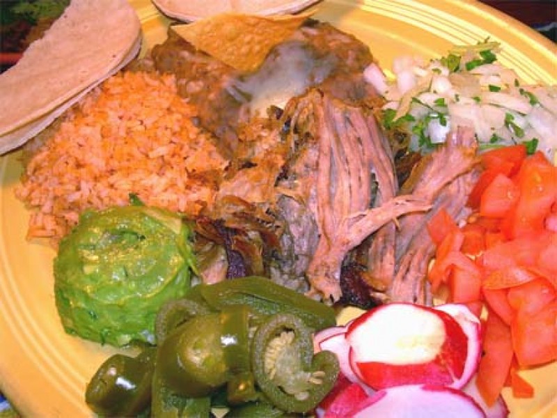 Create Your Own Carnitas at Los Patios Mexican Food San Clemente