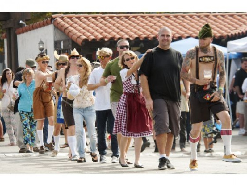 Line Dancing Oktoberfest Old Town San Clemente