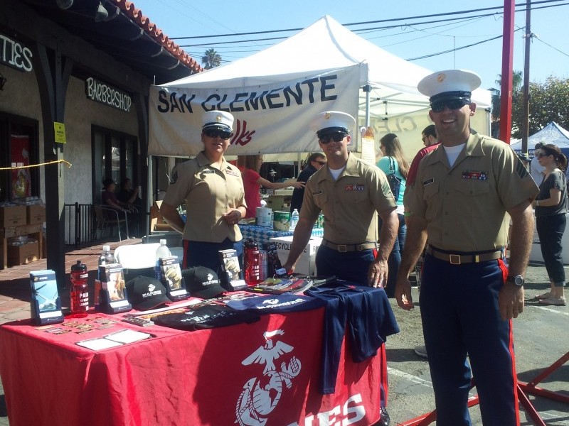Marines at Oktobefest Orange County